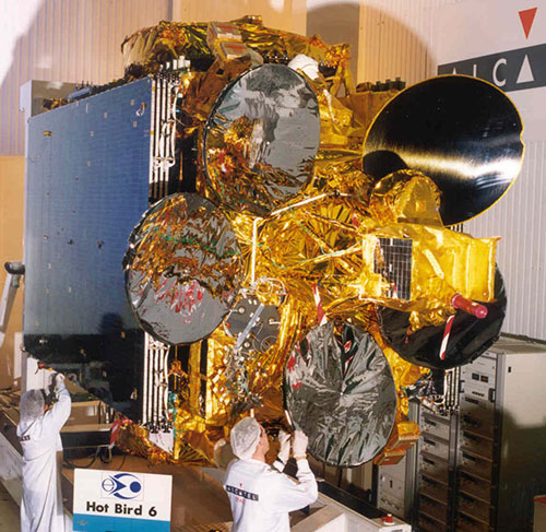 Erster Satellit mit Digital-Multiplexing an Bord